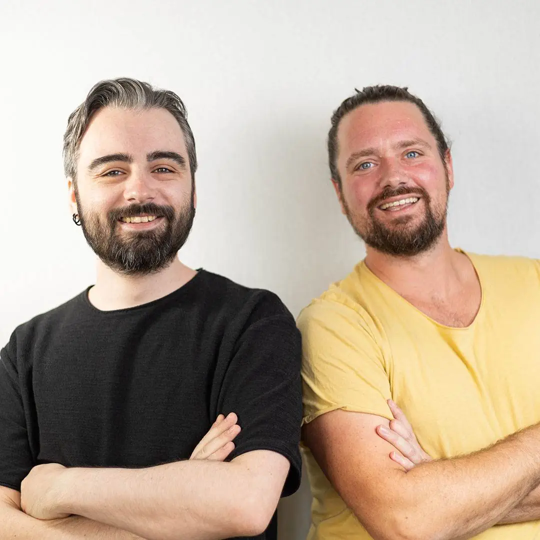 Martin und Noel Teamfoto